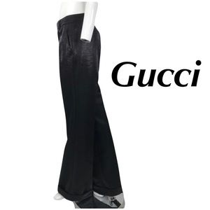 ☃️ Gucci Stunning Wide Leg Trouser Pants Size 38